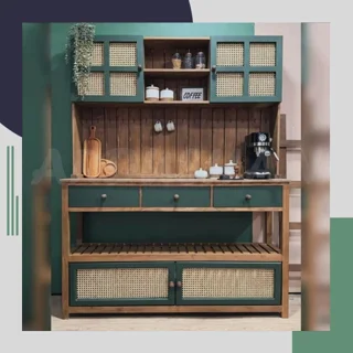 کافیبار ایستاده سبک روستیک