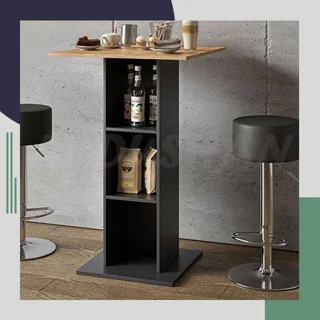 میز کافیبار دو طبقه MDF