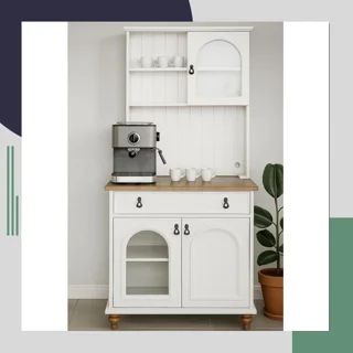 کافیبار مدرن MDF با سه کابینت و یک کشو